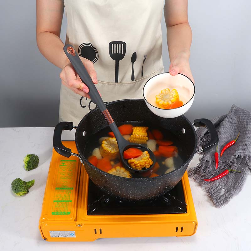 10pcs High Quality Kitchenware set Heat resistant stainless steel silicone cooking tools