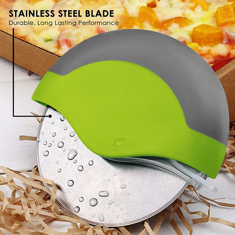 Hot Sale Pizza Cutter Slicer with Protective Case Pizza Wheel Cutter