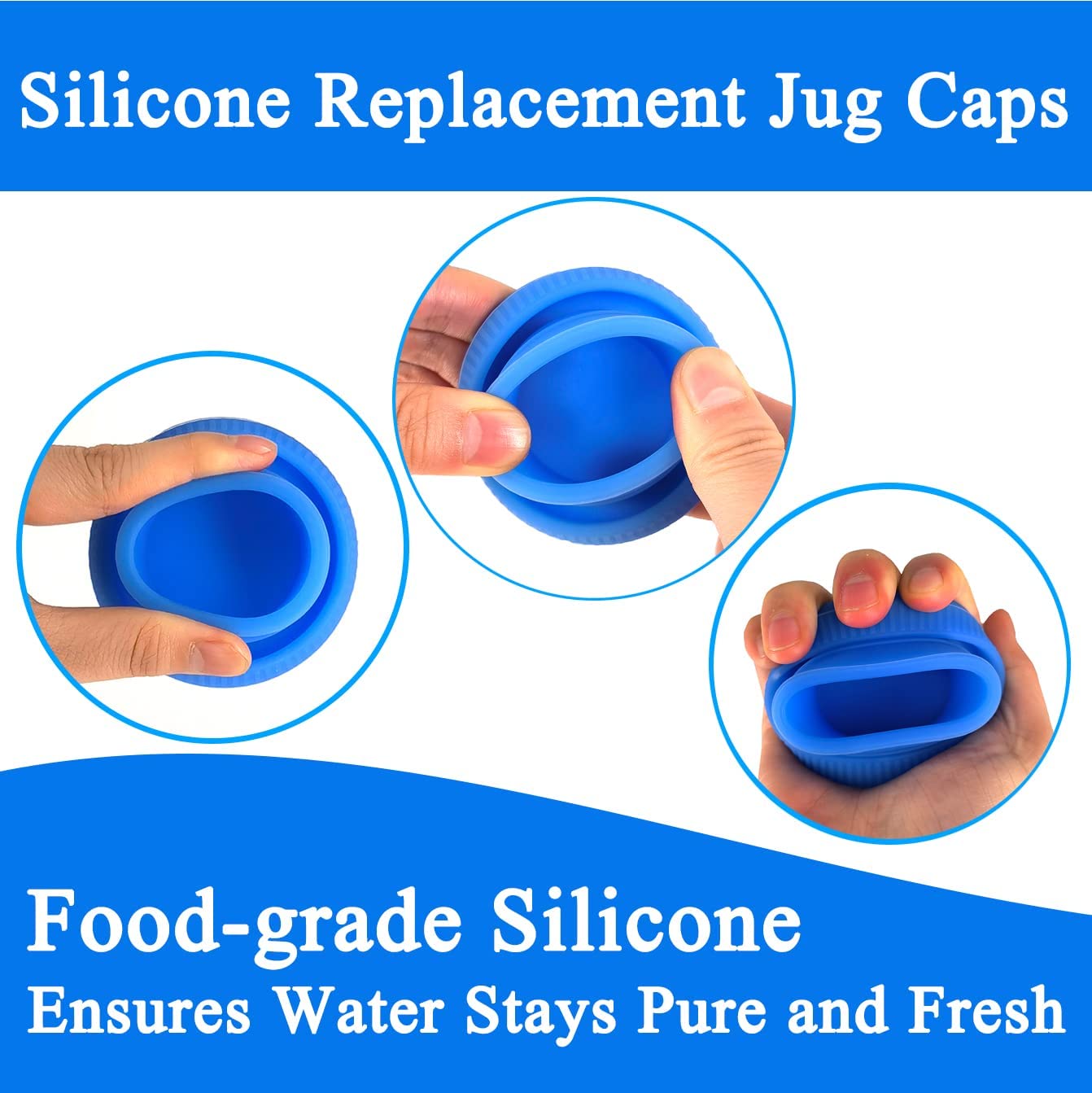 Reusable Water Bottle Caps for 55mm