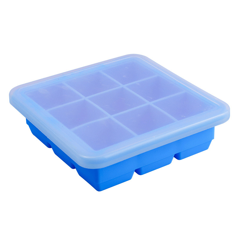 9 grids ice cube mold with Cap