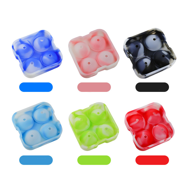 3D Shaped Silicone Ice Cubes Maker Tray Mold With Lid