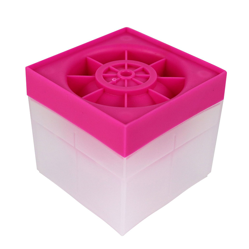 New design single ice ball maker mold square shape Whisky Ice Ball tray