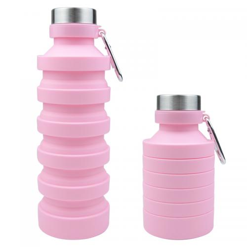 Silicone Foldable Sports Collapsible Water Bottle