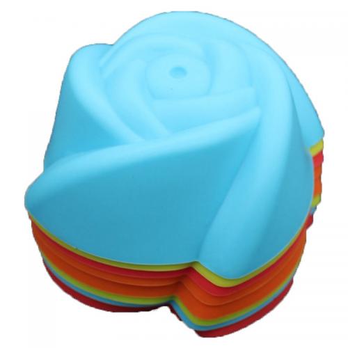 custom design flower shape silicone baking cake mold