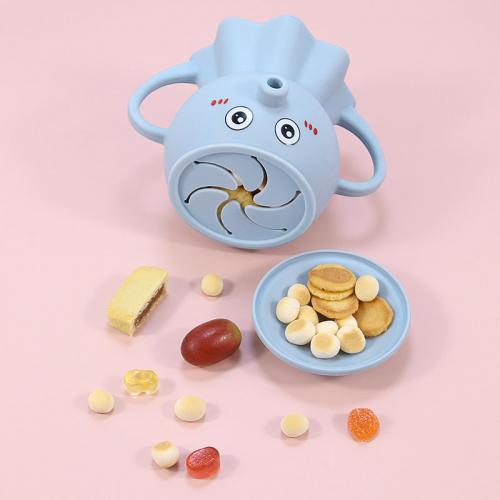 Food Grade Snack Cup Baby Silicone Cup With Straw