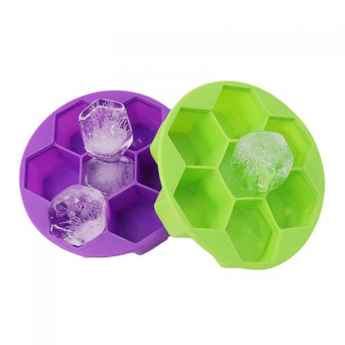 Custom Printed Ice Ball Cube Tray Molds Silicone With Cover