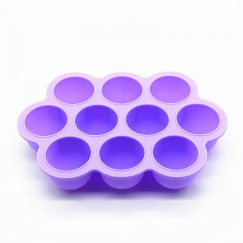 Factory Price 10 Cavity silicone baby food container Reusable food grade