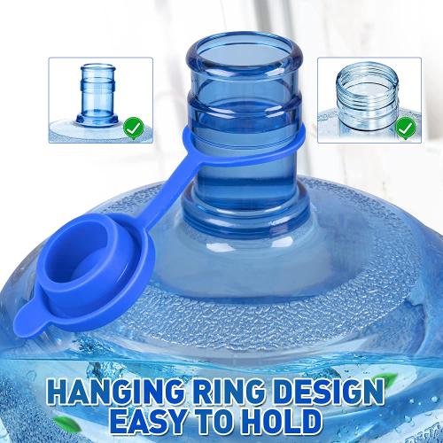 5 Gallon Water Jug Bottle Caps Reusable Durable Silicone