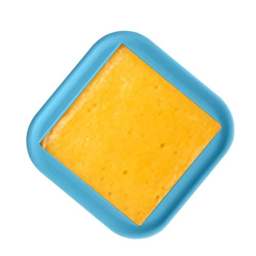 Square Food Freezing Container 1 hole