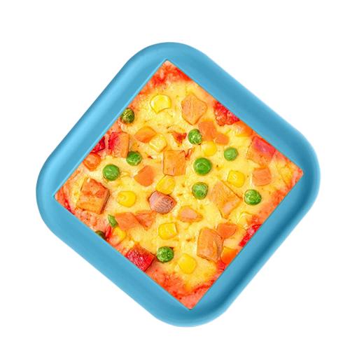 Square Food Freezing Container 1 hole