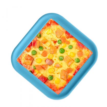 Square Food Freezing Container 1 hole