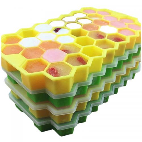 Reusable Silicone Ice cube Mold 37 Grids Ice Maker Custom Design