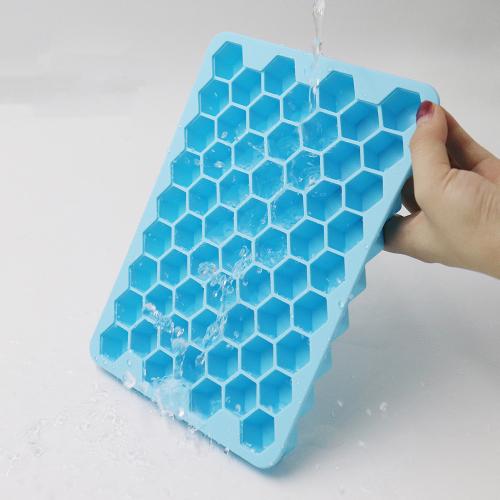 Silicone Ice Cube Maker Logo Customizable Silicone Ice Cube Tray Ice Mold with Lid