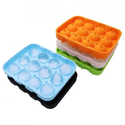 12 holes silicone Ice Cube Makers